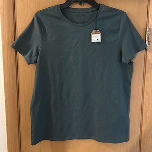 Medicine Women’s Damski Short Sleeve Top Tee New Army Green Size Large